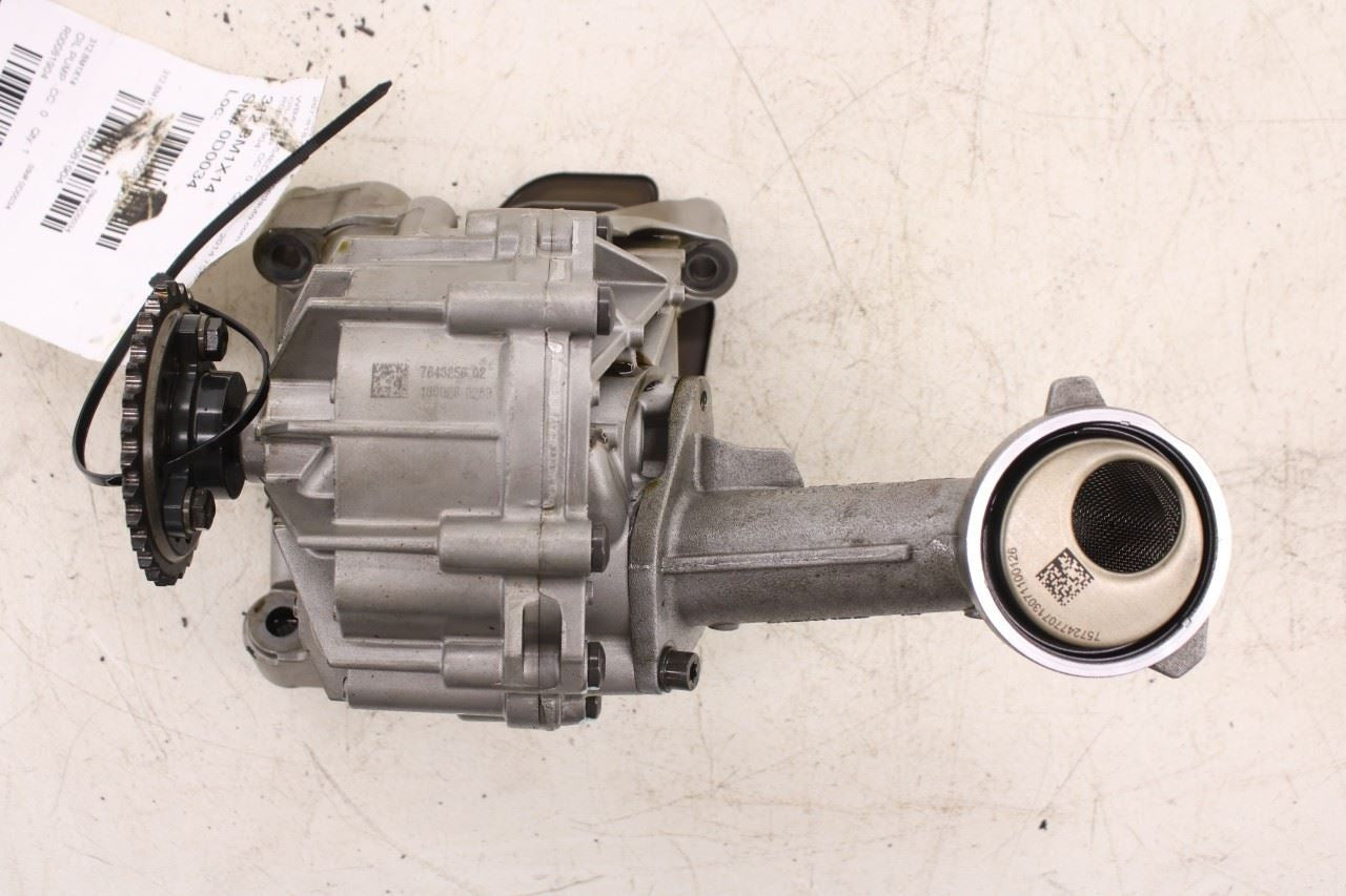 10-15 BMW 750i xDrive 4.4L Engine Motor Oil Pump w/ Suction Pipe 11-41-7-643-2560