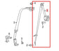 19-23 Dodge Charger GT AWD 3.6L Rear Driver LH Side 2nd Row Seat Belt Retractor - Alshned Auto Parts