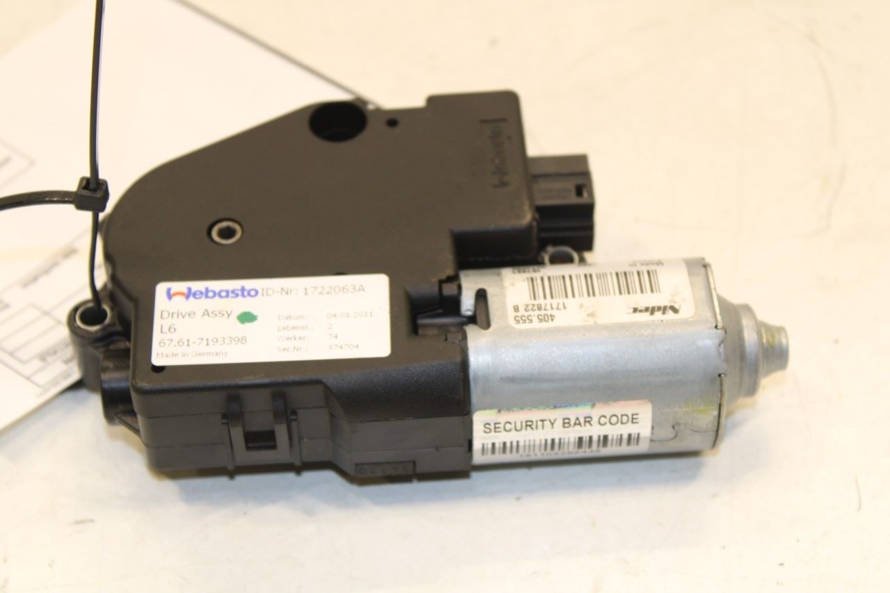 2010-2015 BMW 750Li xDrive Sunroof Sun Roof Motor 67617316535 OEM - Alshned Auto Parts