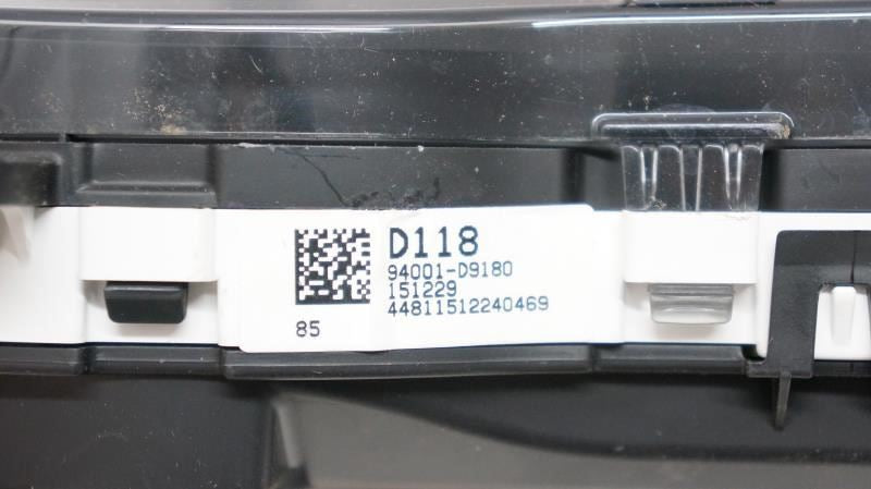 16-19 Kia Sportage L Speed Gauge Instrument Cluster 32K Mileage 94001-D9180 OEM - Alshned Auto Parts