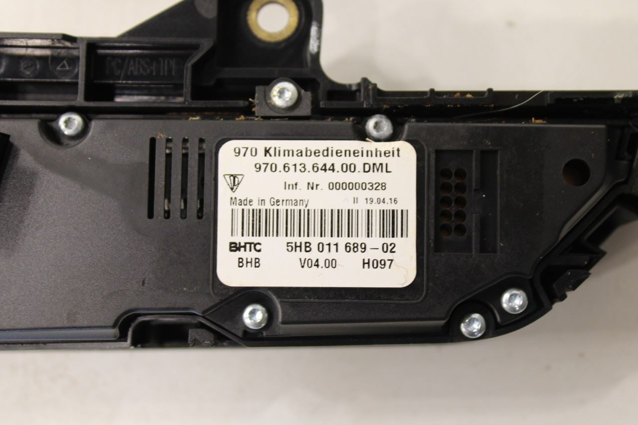 2014-2016 Porsche Panamera 4 Console AC Heater Temp Climate Control Panel *ReaD* - Alshned Auto Parts