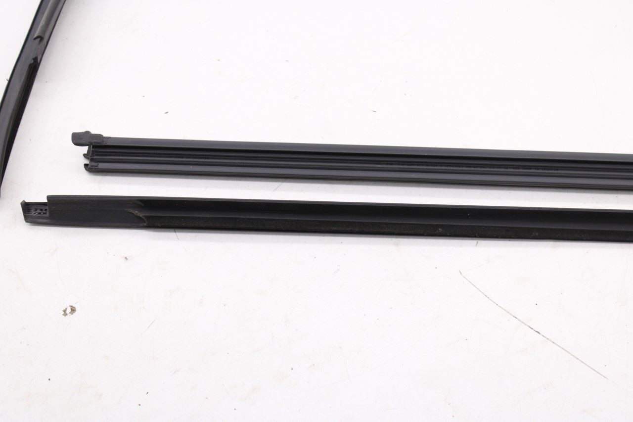 2019-26 Volkswagen Jetta SE Rear Left Door Run Channel w/ Belt Weatherstrip Set - Alshned Auto Parts