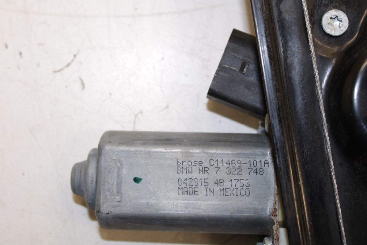 2011-17 BMW X3 xDrive28i Front Right Door Window Regulator w/ Motor 51337355636 - Alshned Auto Parts