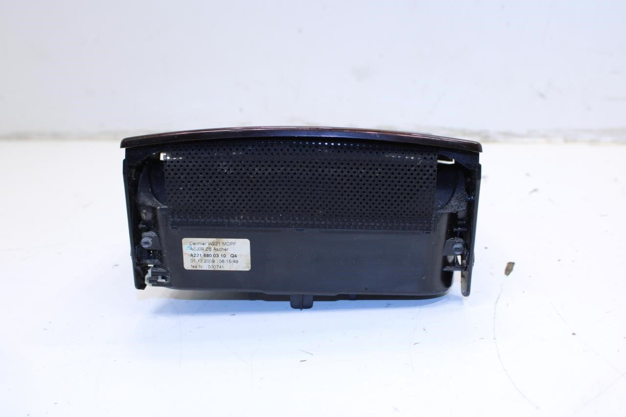 10-13 Mercedes-Benz S550 Front Console Ash Tray Trim w/ Cup Holder 221-680-03-10 - Alshned Auto Parts