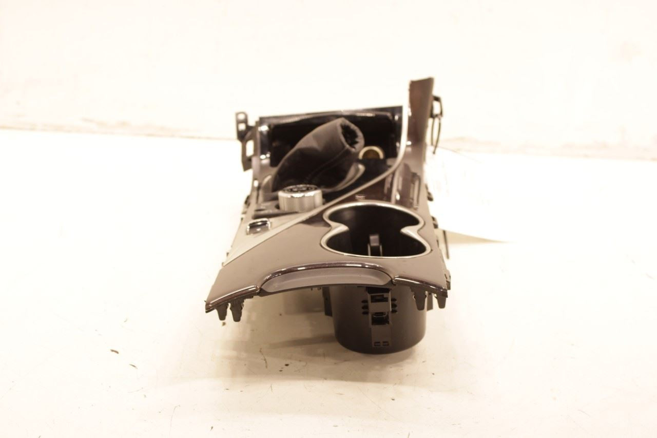 15-17 Infiniti Q50 Premium Front Center Console Shifter Bezel Trim w/ Cup Holder - Alshned Auto Parts