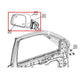2012-18 Jeep Grand Cherokee Limited Right Side Rear View Mirror 68236923AA OEM - Alshned Auto Parts
