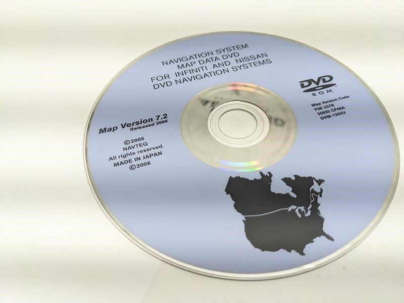 2006-2008 Infiniti FX35 Navigation System Map Data DVD Version 7.2 25920-CF46A - Alshned Auto Parts