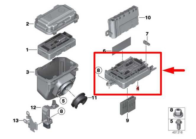 15-16 BMW 435i Gran Coupe RR Trunk Power Distribution Fuse Relay Box 61149259466 - Alshned Auto Parts