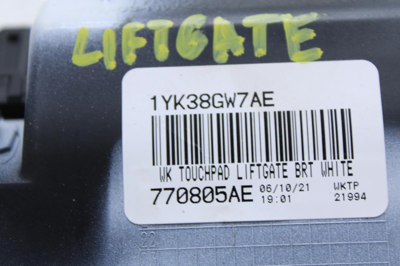 2014-21 Jeep Grand Cherokee Rear Trunk Liftgate Release Handle Switch 1YK38GW7AE - Alshned Auto Parts