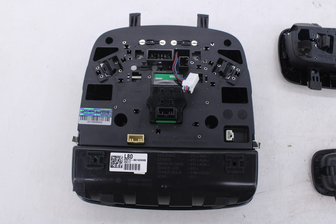 2020-2022 Hyundai Palisade Limited AWD Front and Rear Roof Overhead Console Set - Alshned Auto Parts