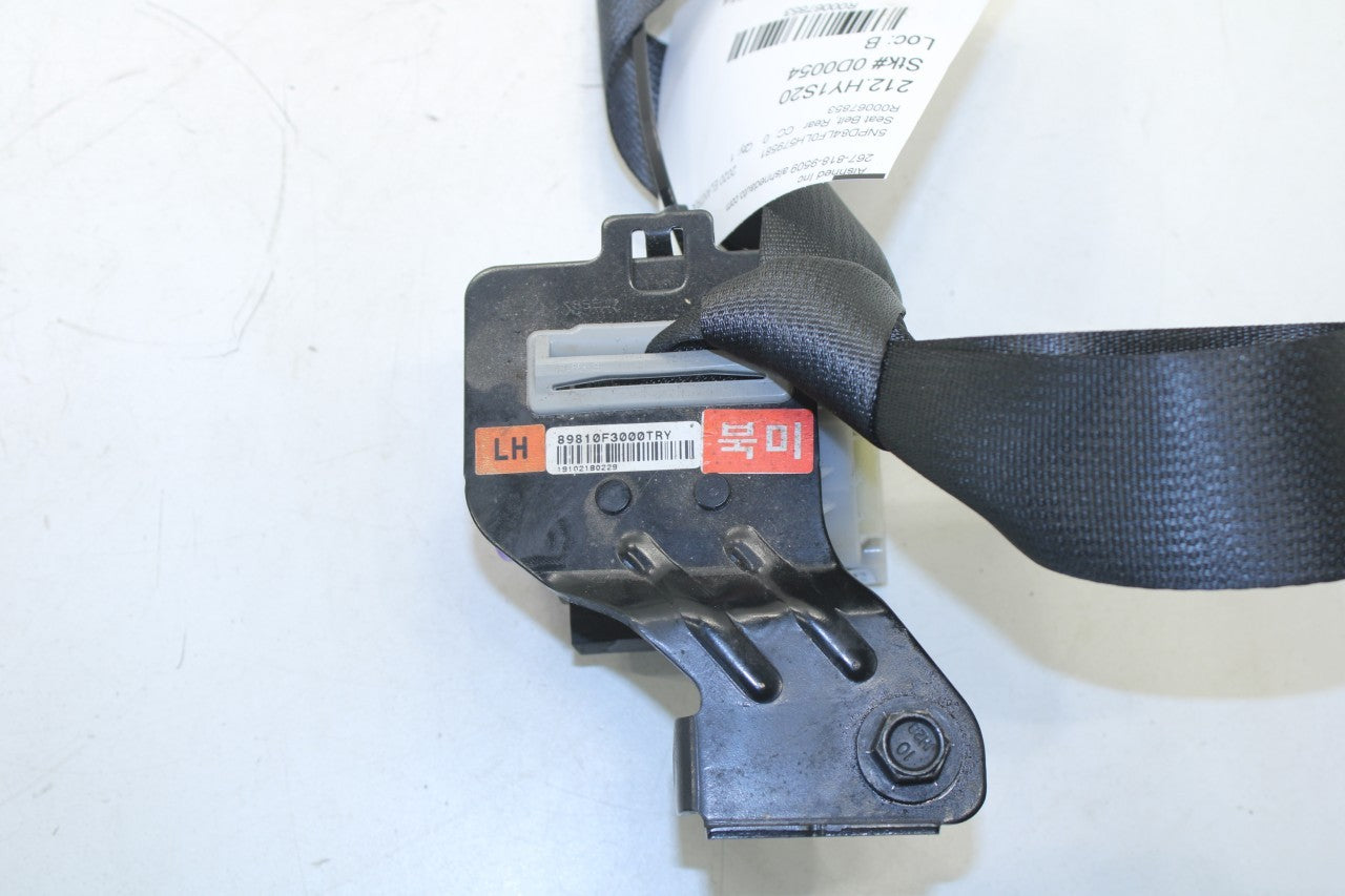 16-20 Hyundai Elantra SEL 2.0L Rear Driver Left Side 2nd Row Seat Belt Retractor - Alshned Auto Parts
