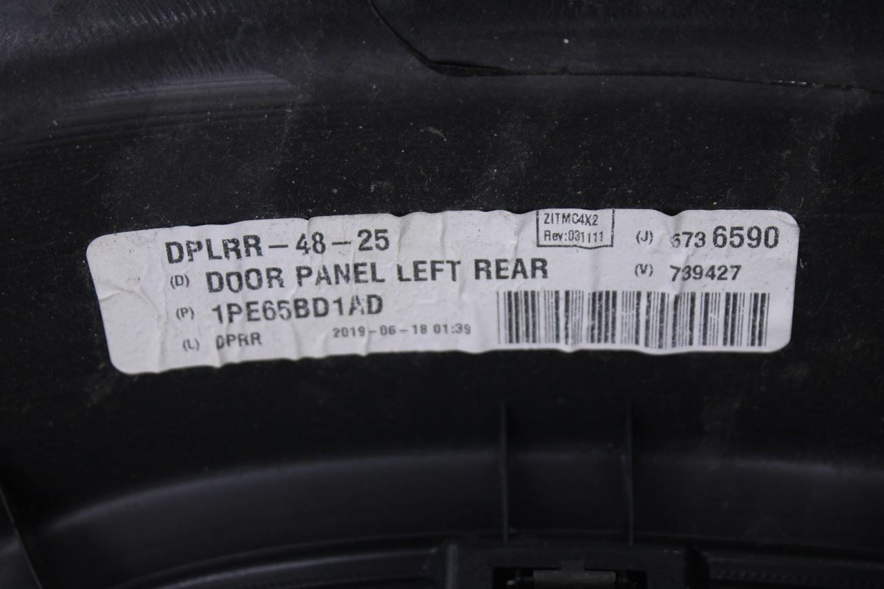 11-20 Dodge Grand Caravan SXT Rear Left Side Sliding Door Trim Panel 1UW13BD1AA - Alshned Auto Parts