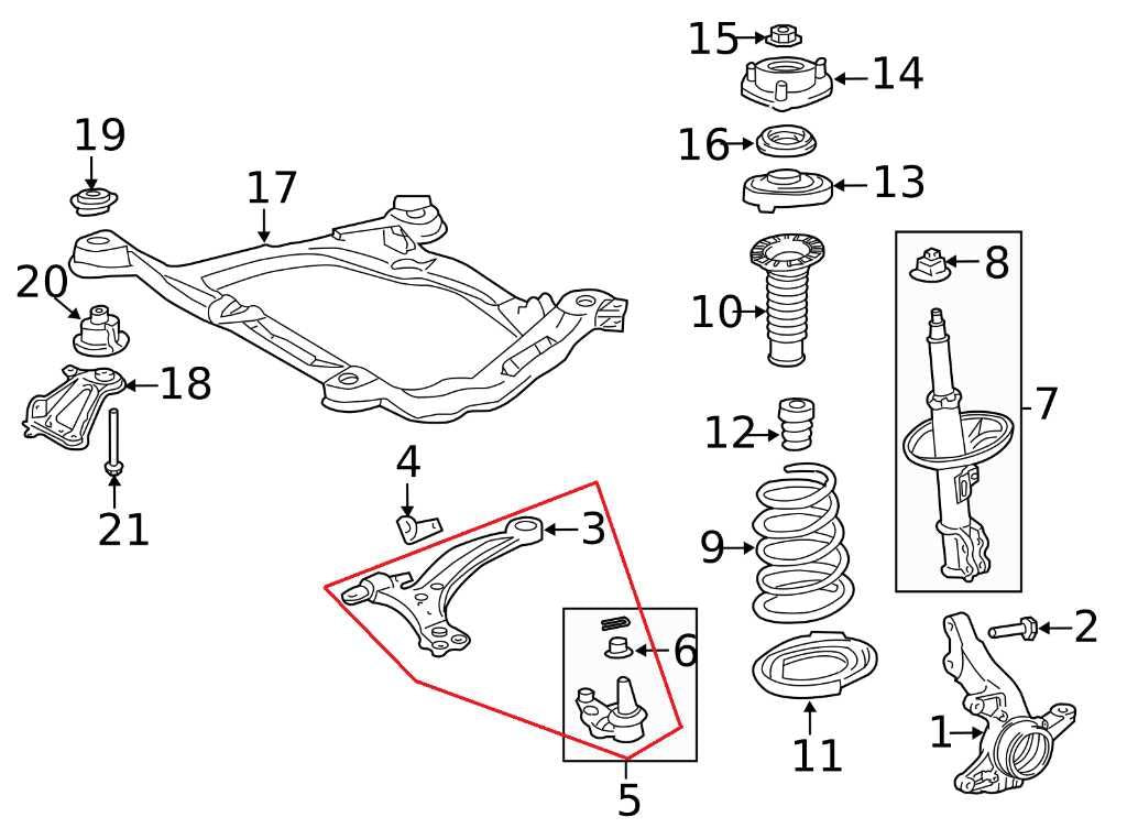 2011-20 Toyota Sienna LE 3.5L FWD Front Right Lower Control Arm 48068-08040 OEM - Alshned Auto Parts