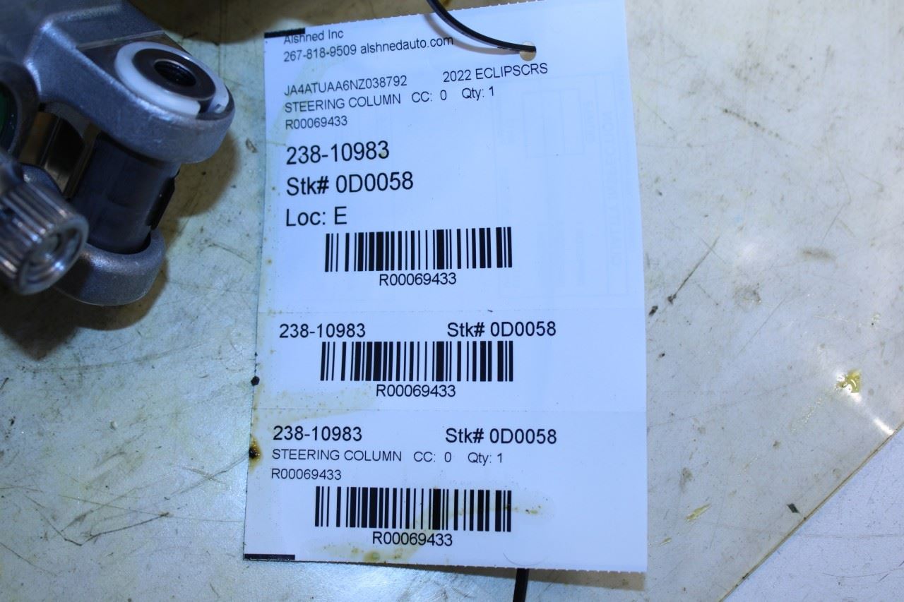 18-24 Mitsubishi Eclipse Cross ES 1.5L AWD Steering Column Assembly 4401A366 OEM - Alshned Auto Parts