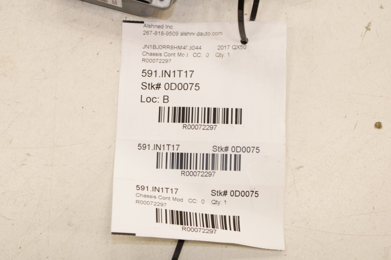 2015-2017 Infiniti QX50 Driver Assist System ADAS Control Module 284E7-5UB0A OEM - Alshned Auto Parts
