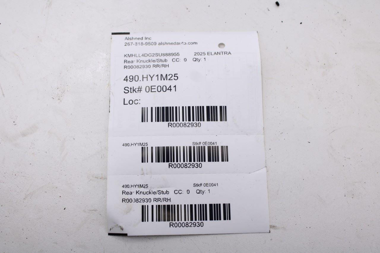 21-26 Hyundai Elantra SE 2.0L FWD Rear Passenger Right Side Spindle Knuckle Hub11