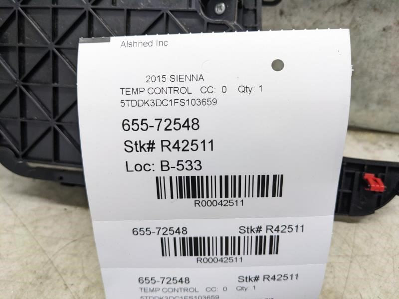 2015-2019 Toyota Sienna AC Heater Temperature Climate Control 55900-08200 OEM - Alshned Auto Parts