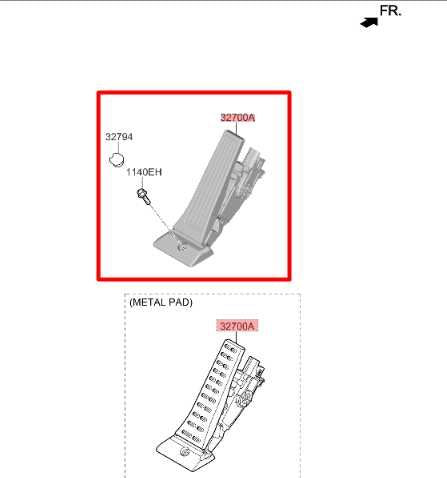 20-23 Hyundai Sonata SE 2.5L Accelerator Throttle Gas Pedal Sensor 32700-L1100 - Alshned Auto Parts