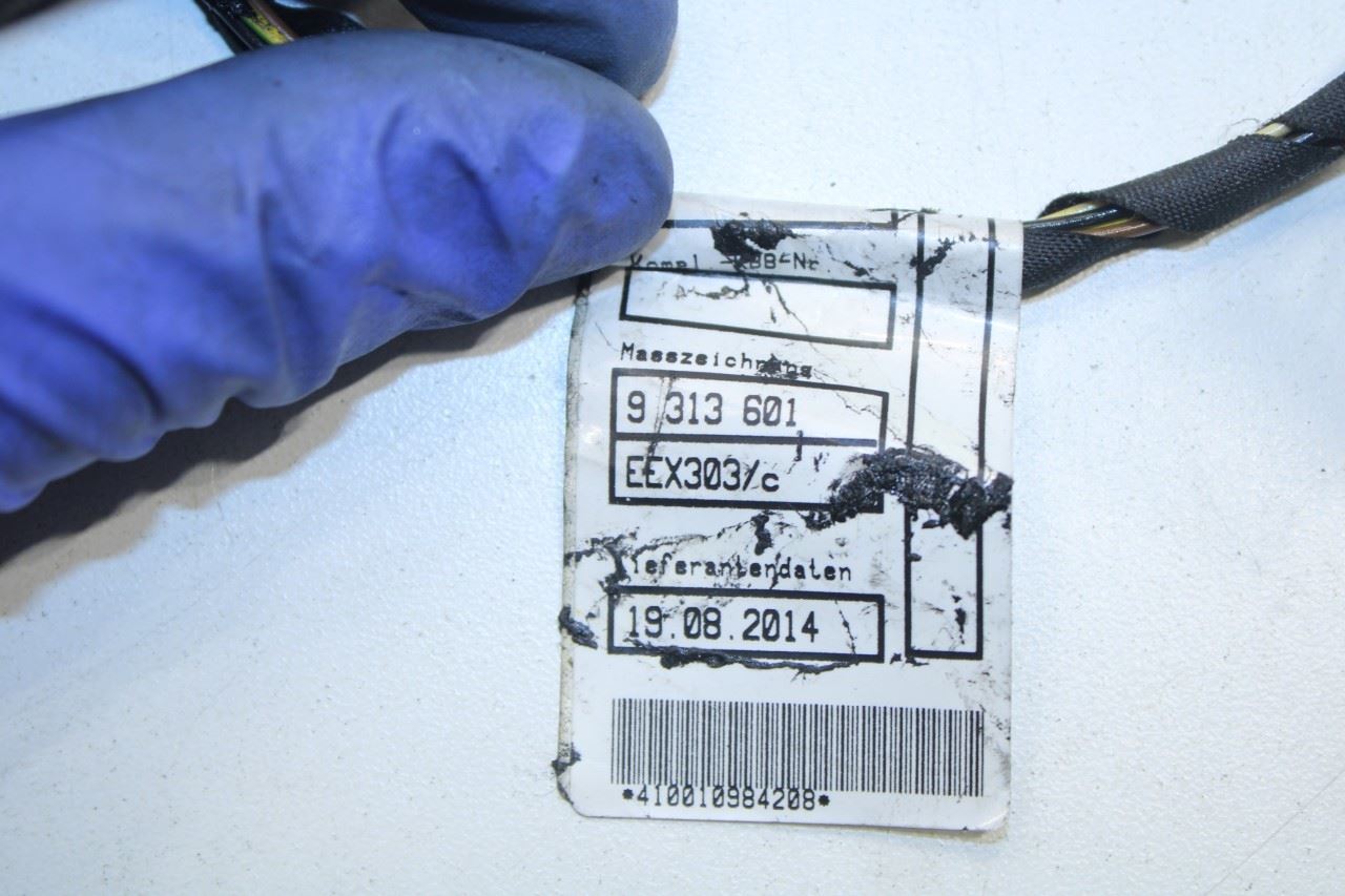 2013-2015 BMW 328i xDrive SULEV Front Left Side Door Wire Harness 9313622 OEM - Alshned Auto Parts