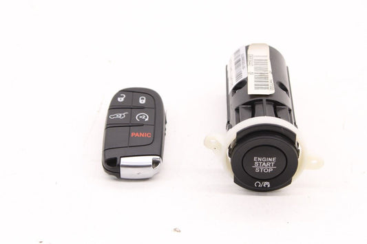2014-22 Jeep Grand Cherokee Engine Start Stop Ignition Switch Button w/ Key Fob - Alshned Auto Parts