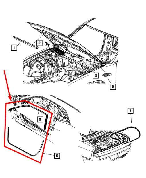 2008-2023 Dodge Challenger Front Left Door Run Channel w/ Weatherstrip On Body - Alshned Auto Parts