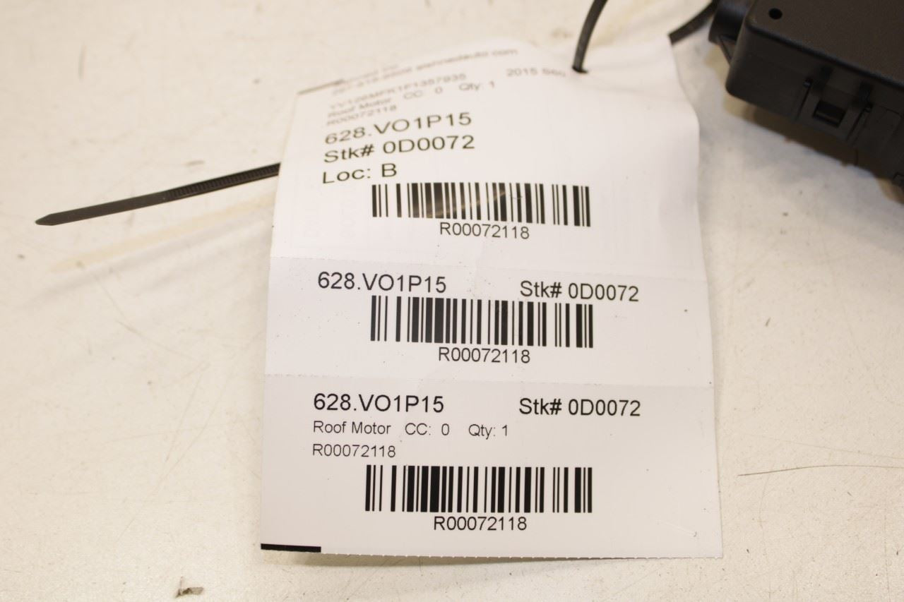2015-2018 Volvo S60 T5 Premier Sunroof Sun Roof Motor 31283958 OEM - Alshned Auto Parts