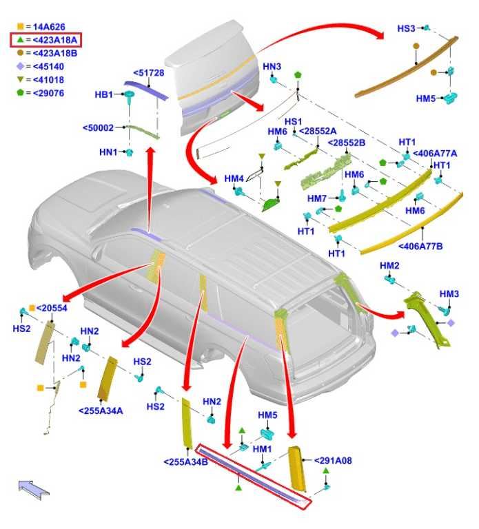 18-24 Ford Expedition MAX XLT Rear Left Side Quarter Window Trim JL1B-4030607-B - Alshned Auto Parts