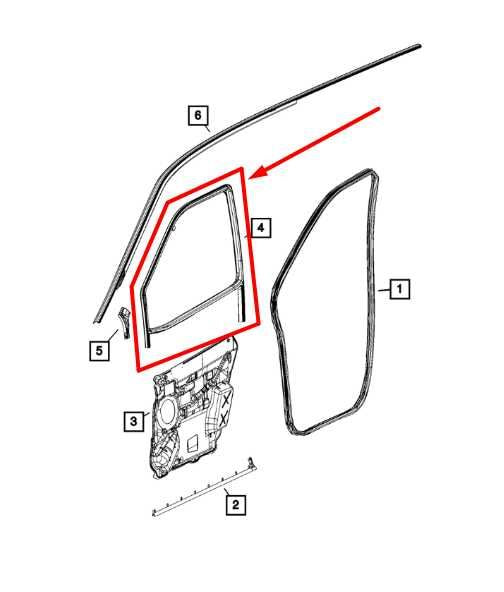 2015-2022 Ram ProMaster City Front Left Door Glass Run Weatherstrip 68259391AA - Alshned Auto Parts