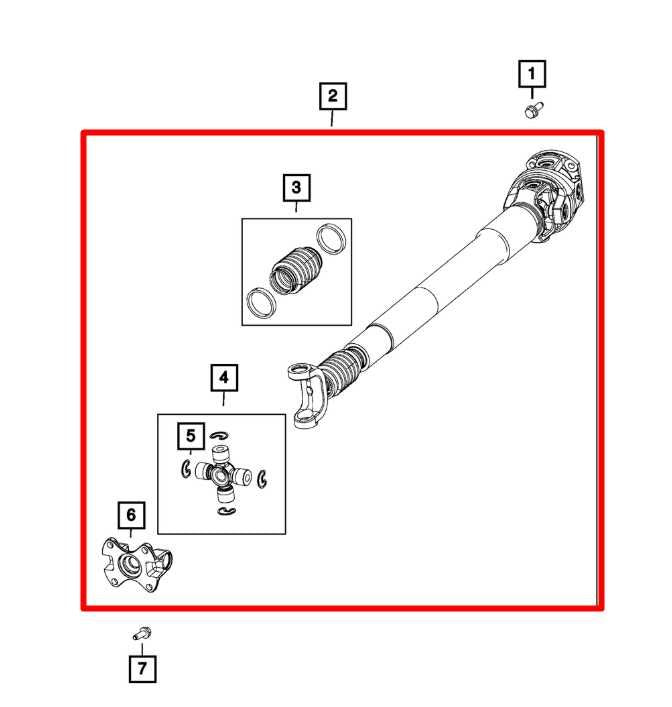 2013-2018 Ram 2500 5.7L 4WD Front Axle Drive Propeller Shaft 5146803AA OEM - Alshned Auto Parts