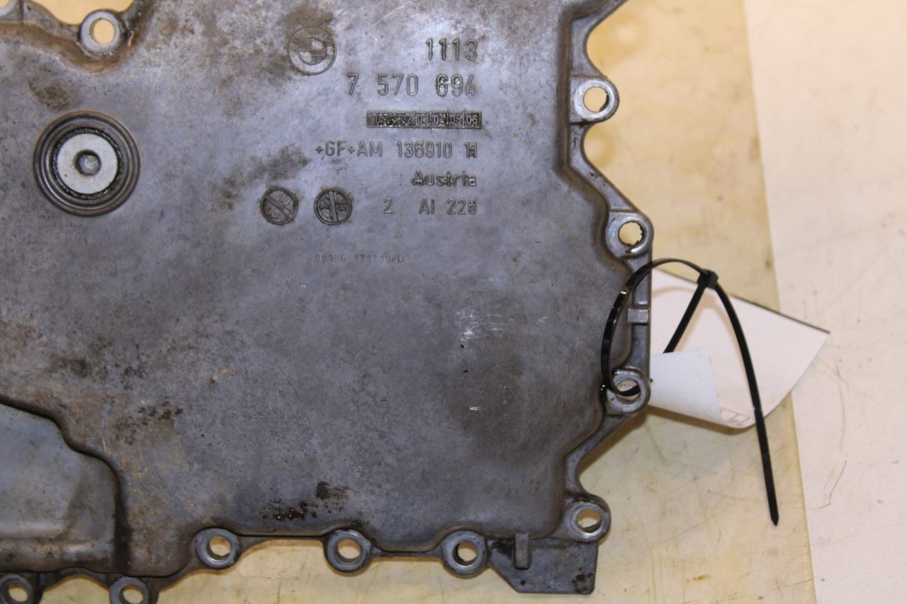 2010-2015 BMW 750Li xDrive 4.4L AWD Engine Motor Lower Oil Pan 7570694 OEM - Alshned Auto Parts