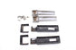 07-18 Jeep Wrangler Unlimited Sport Rear Tailgate Door Upper and Lower Hinge Set4
