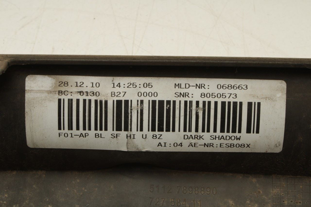 2010-15 BMW 750Li xDrive Rear Bumper Lower Valance Trim Cover 51127898890 *ReaD* - Alshned Auto Parts