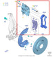 17-20 Ford F150 3.3L RWD Front Driver Left Side Brake Disc Caliper FL3Z-2B121-C1