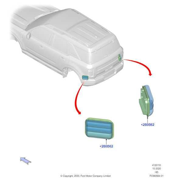 21-24 Ford Bronco Sport RR RH & LH Quarter Air Pressure Vent L1TB-A280B62-AC - Alshned Auto Parts