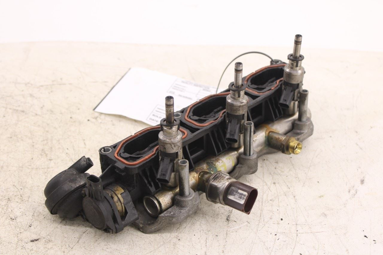 2012-2015 Audi A7 Premium 3.0L AWD Left Side Engine Intake Manifold w/ Injectors5