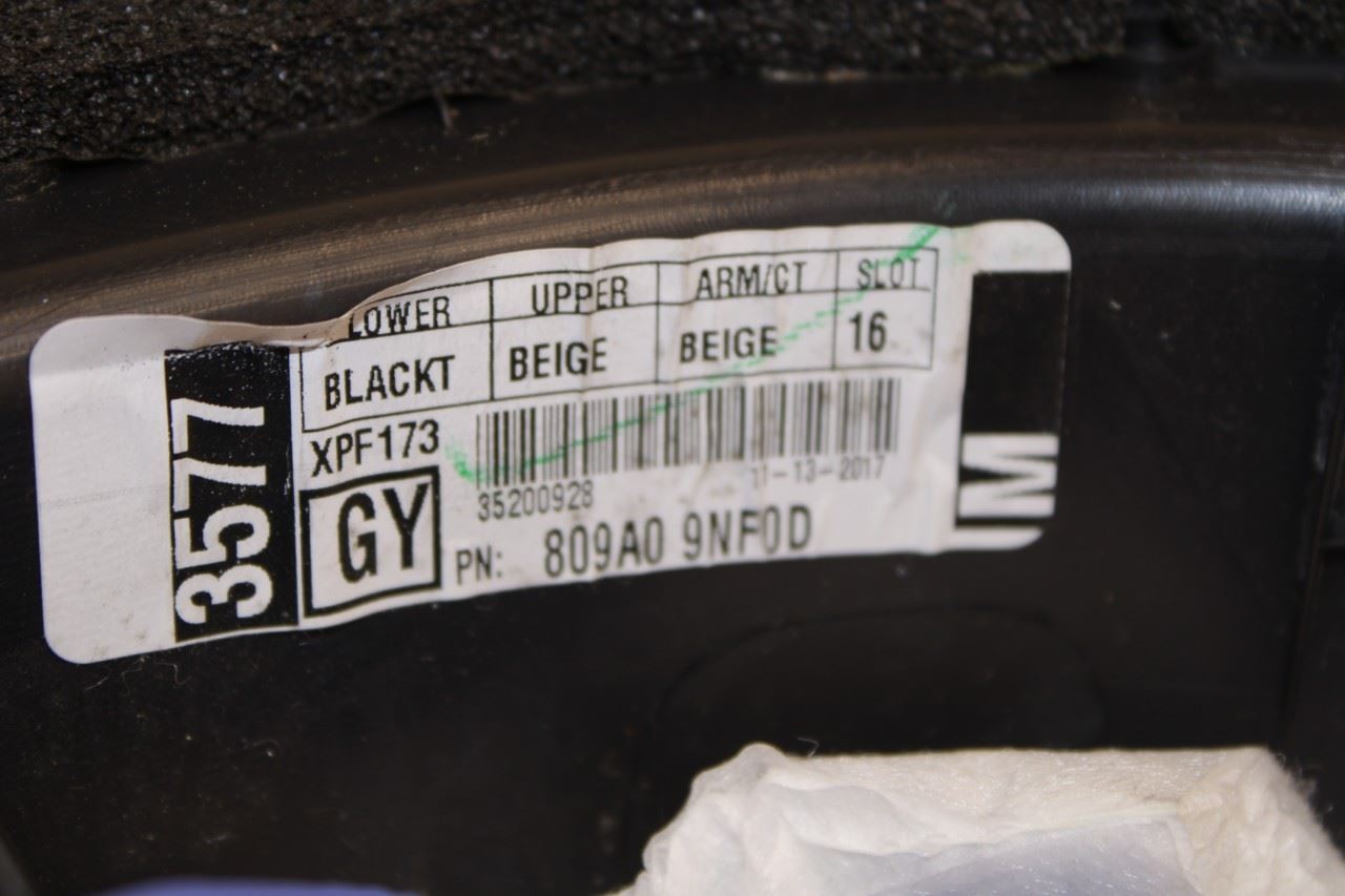 2016-2019 Infiniti QX60 Front Right Passenger Door Trim Panel 809A0-9NF0D OEM - Alshned Auto Parts