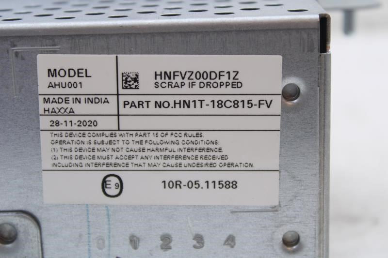 2018-2022 Ford EcoSport Audio Equipment Radio Receiver HN1T-18C815-FV OEM - Alshned Auto Parts