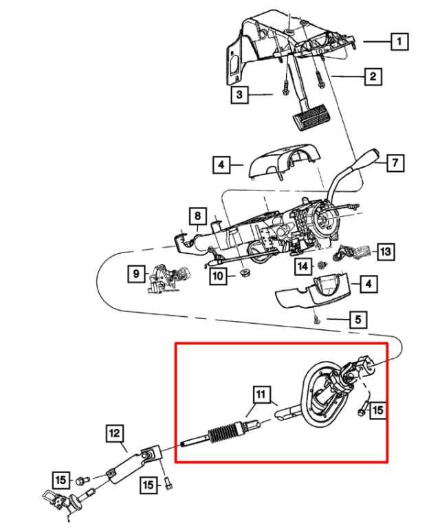 2014-20 Ram 1500 Laramie Crew Cab 5.7L Steering Column Intermediate Upper Shaft - Alshned Auto Parts
