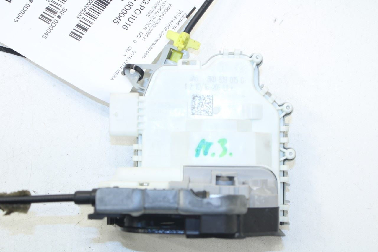 12-16 Porsche Panamera 4 Rear Left Side Door Lock Latch Actuator 9A7-839-115-07 - Alshned Auto Parts