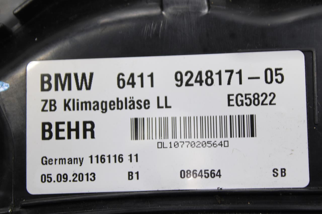 2010-15 BMW 750i xDrive Front HVAC Heater Blower Motor Housing Assy 64119248171 - Alshned Auto Parts