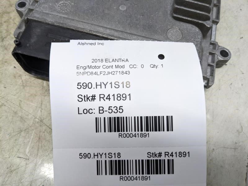 2016-2018 Hyundai Elantra Engine Computer Control Module ECU ECM 39171-2EFE2 OEM - Alshned Auto Parts