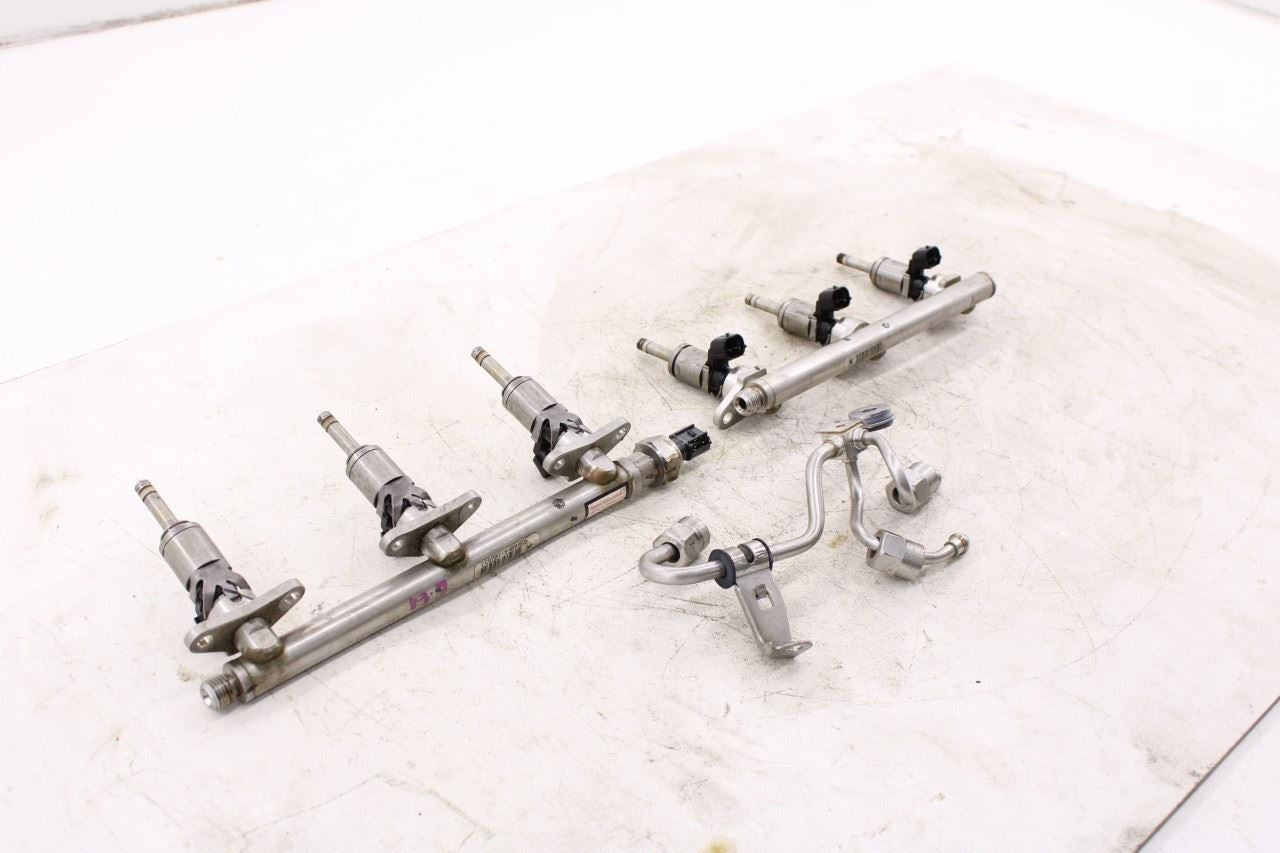 15-20 Acura TLX Tech 3.5L Fuel Injector Rail Ramp Front Rear w/ Fuel Joint Pipe2