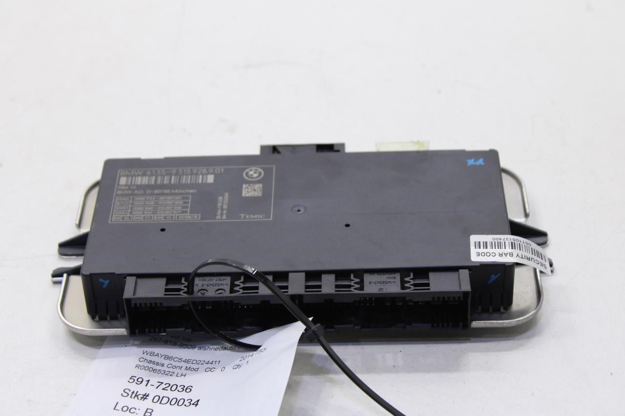 2013-2015 BMW 750I xDrive Footwell Light Control Module 61359313928 OEM - Alshned Auto Parts