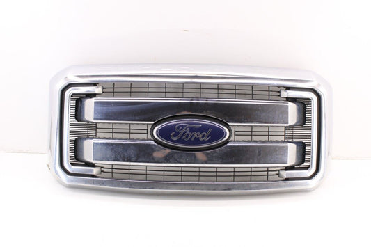 2011-16 Ford F250 Lariat Crew Cab Front Radiator Grille Chrome w/ Emblem *ReaD* - Alshned Auto Parts