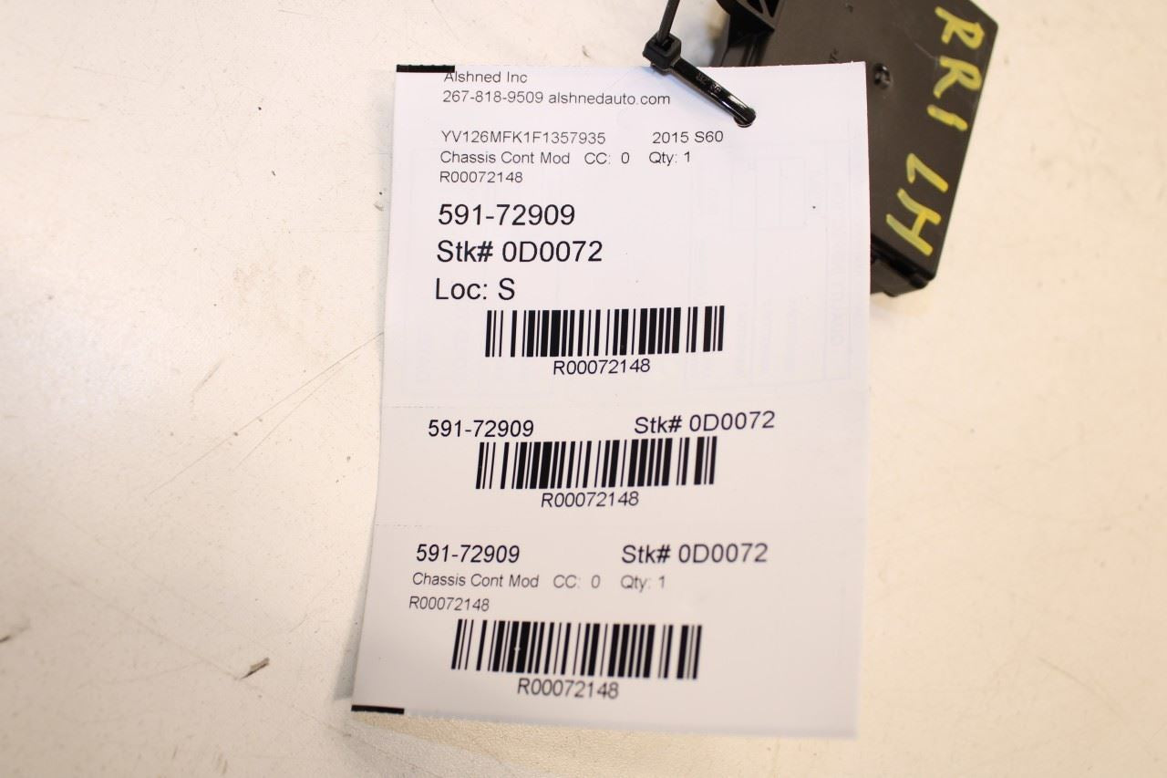 2015-2016 Volvo S60 T5 Premier Rear Left Side Door Control Module 31343872 OEM - Alshned Auto Parts