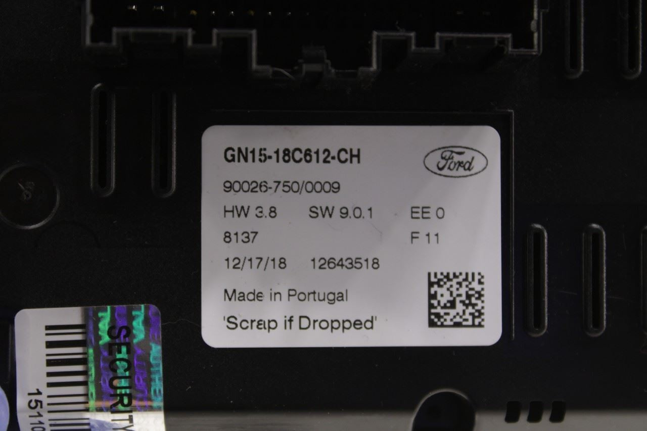 18-22 Ford Ecosport SE Dash AC Heater Temperature Climate Control Panel w/ Bezel - Alshned Auto Parts