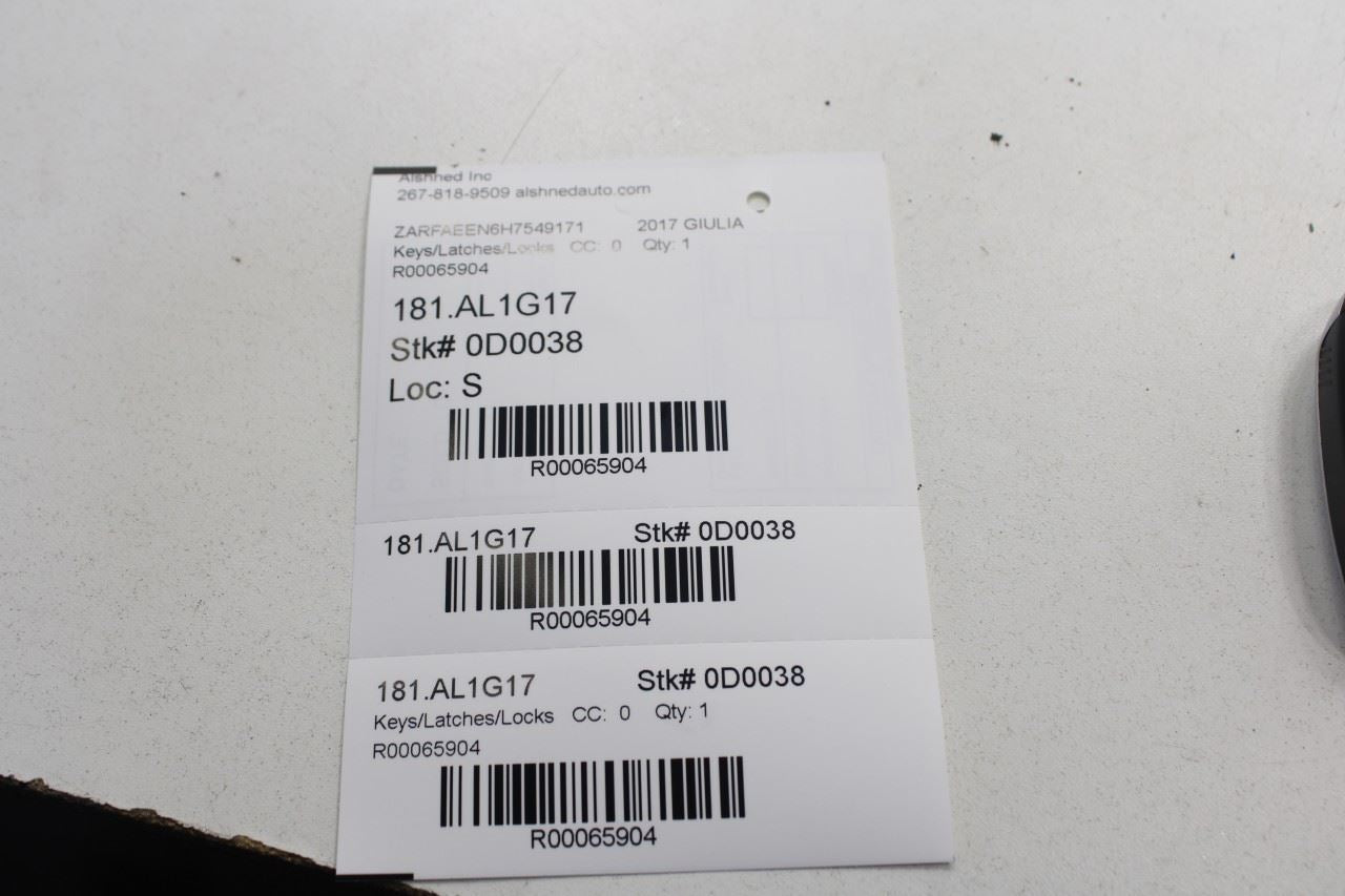 2017-2019 Alfa Romeo Giulia Ti AWD 2.0L Key Keyless Remote Entry Fob Transmitter - Alshned Auto Parts