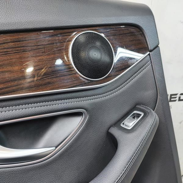 2015-2017 Mercedes-Benz C300 Rear Left Door Trim Panel 205-730-45-01-64-9H15 OEM