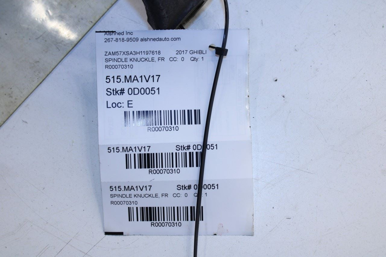 2014-2020 Maserati Ghibli RWD Front Right Side Spindle Knuckle Hub 670004762 OEM - Alshned Auto Parts