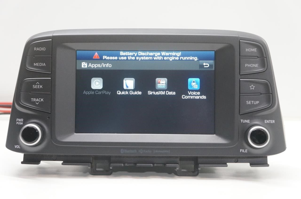 2018-2021 Hyundai Kona Radio Faceplate Control with Receiver and Display *ReaD* - Alshned Auto Parts